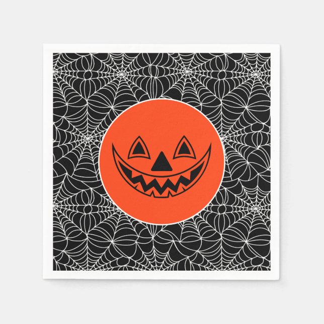 Serviette En Papier Papier Halloween (Devant)