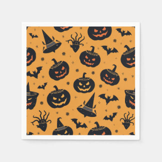 Serviette En Papier Papier Halloween Napkin