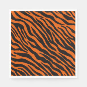 Serviette En Papier Papier imprimé tigre safari animal