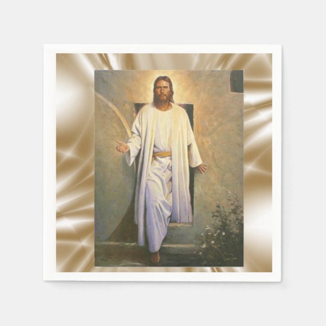 Serviette En Papier Papier Jésus Christ (Devant)