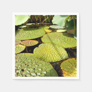 Serviette En Papier Papier Lily Pads