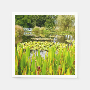 Serviette En Papier Papier Lily Pond