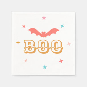 Serviette En Papier Papier livre Halloween rose Napkin