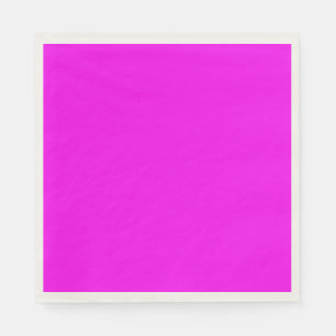 Serviette En Papier Papier magenta rose moderne Napkin