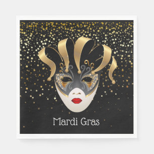 Serviette En Papier Papier Mardi Gras
