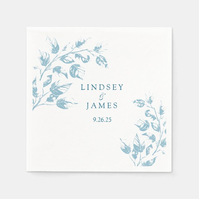 Serviette En Papier Papier mariage (Devant)