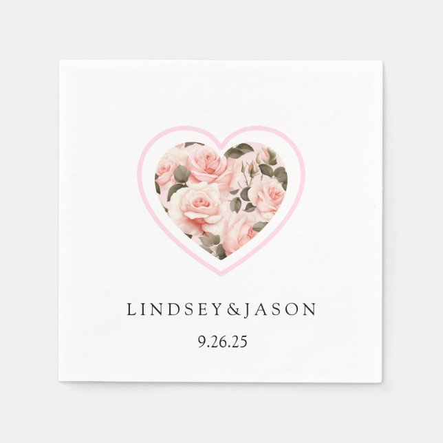 Serviette En Papier Papier mariage (Devant)