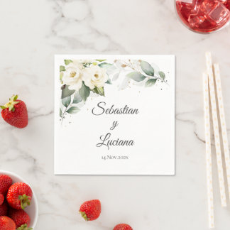 Serviette En Papier Papier Mariage Eucalyptus Napkin