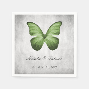 Serviette En Papier Papier Mariage Papier vert
