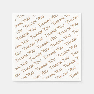 Serviette En Papier Papier Merci
