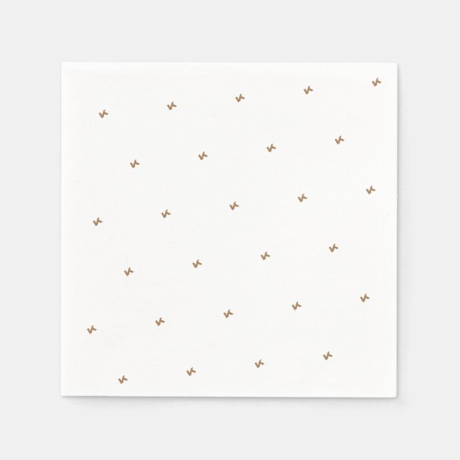 Serviette En Papier Papier Merci (Devant)