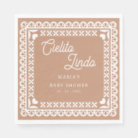 Papier mexicain Picado Cielito Lindo Baby shower