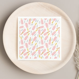 Serviette En Papier Papier Motif Champagne & Bubbles