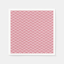 Serviette En Papier Papier Motif géométrique rose moderne