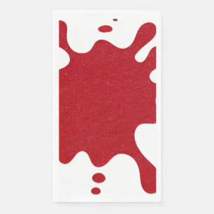 Serviette En Papier Papier Motif tomate rouge personnalisé serviettes