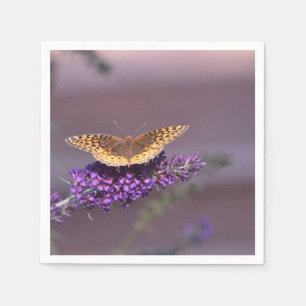 Serviette En Papier Papier mouchoir Papillon Purple Heaven