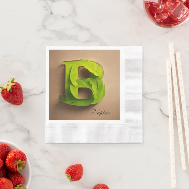 Serviette En Papier Papier Napkin (En situation)