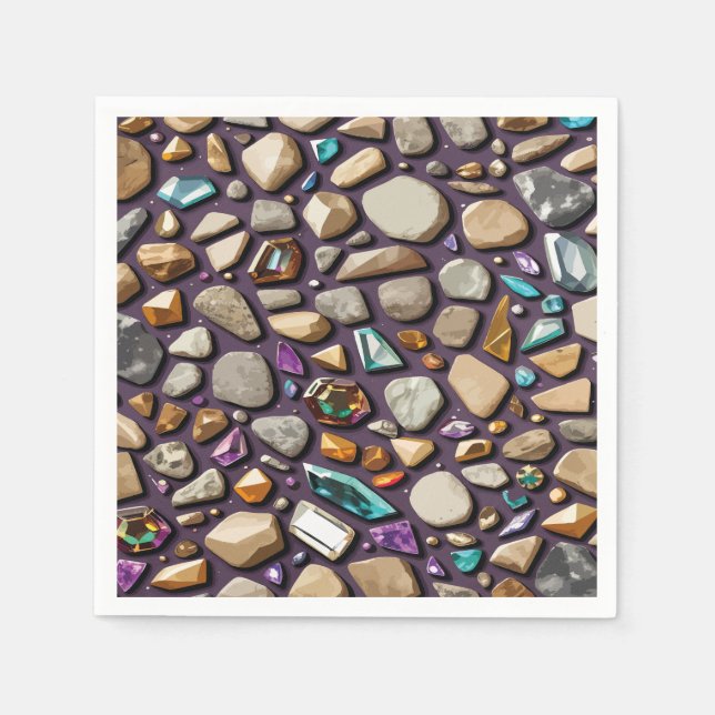 Serviette En Papier Papier Napkin (Devant)