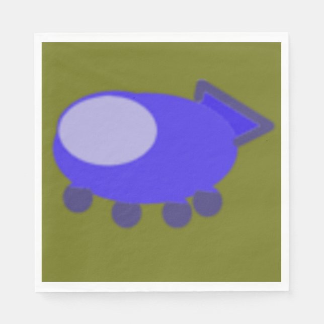 Serviette En Papier Papier Napkin (Devant)