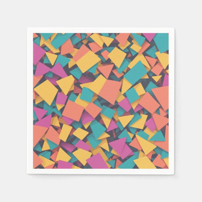 Serviette En Papier Papier Napkin (Devant)