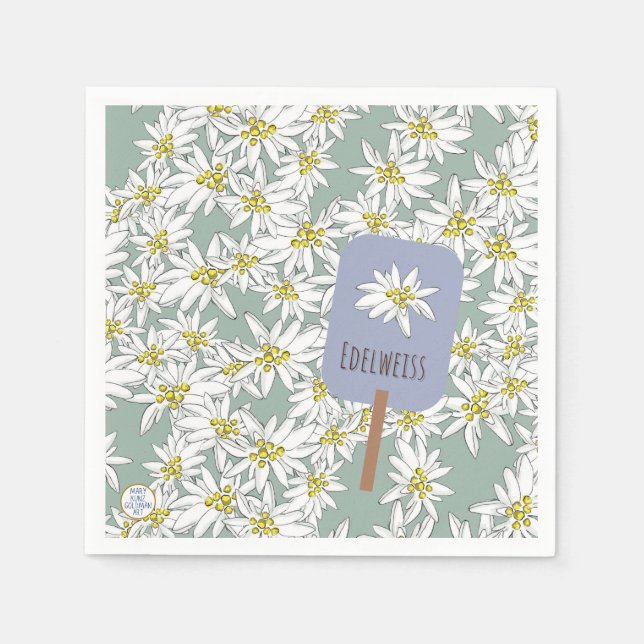 Serviette En Papier Papier Napkin (Devant)