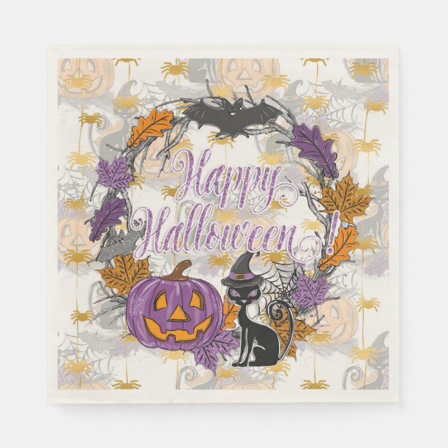 Serviette En Papier Papier Napkin (Devant)