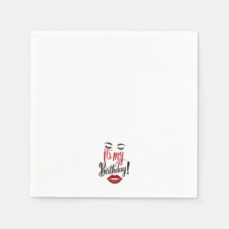 Serviette En Papier Papier Napkin - C'est mon anniversaire