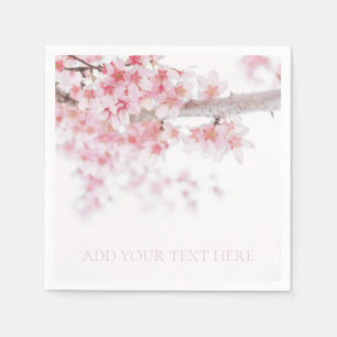 SERVIETTE EN PAPIER PAPIER NAPKIN : CHERRY BLOSSOM