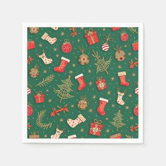 Serviette En Papier Papier Napkin pour Noël