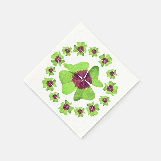 Serviette En Papier Papier Napkin—Saint Patrick's Day (Coin)