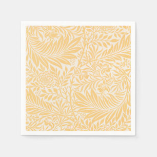SERVIETTE EN PAPIER PAPIER NAPKIN : WILLIAM MORRIS : LARKSPUR