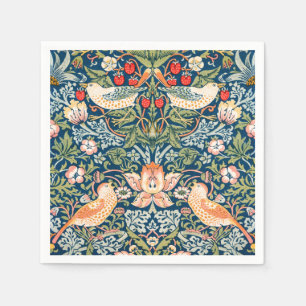 SERVIETTE EN PAPIER PAPIER NAPKIN : WILLIAM MORRIS STRAWBERRY THEVES