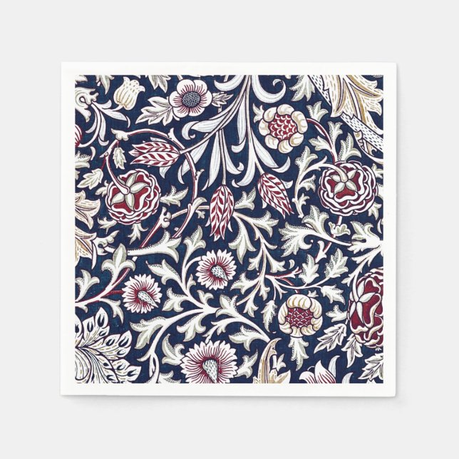 SERVIETTE EN PAPIER PAPIER NAPKIN : WILLIAM MORRIS : TENDANCE (Devant)