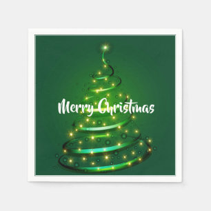 Serviette En Papier Papier Napkins - Arbre de Noël