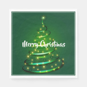 Serviette En Papier Papier Napkins - Arbre de Noël