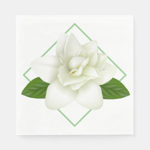 Serviette En Papier Papier Napkins-Gardenia