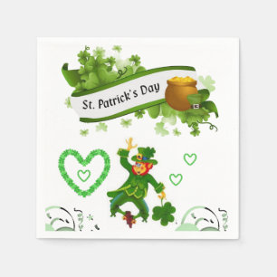 Serviette En Papier Papier Napkins St. Patrick's Day