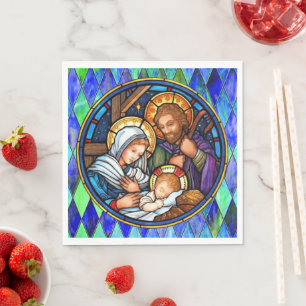 Serviette En Papier Papier Nativité