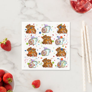 Serviette En Papier Papier, Nounours