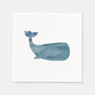 Serviette En Papier Papier océanique de baleine Napkin