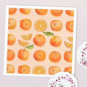 Serviette En Papier Papier orange Citrus Napkin