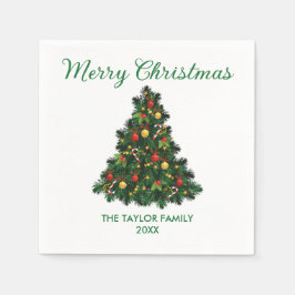 Serviette En Papier Papier ornemental Joyeux de Noël