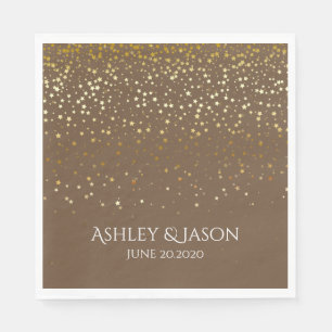 SERVIETTE EN PAPIER PAPIER PARTY DISPOSABLE NAPKINS PETITE ÉTOILES D'O