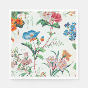 Serviette En Papier Papier peint antique floral France 1830