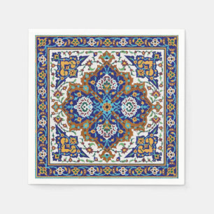 Serviette En Papier Papier peint en carreaux de Perse
