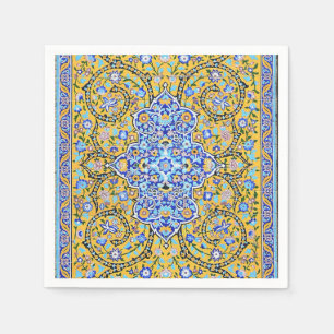 Serviette En Papier Papier peint en carreaux de Perse