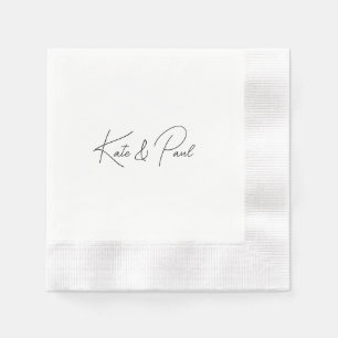 Serviette En Papier Papier PERSONNALISABLE