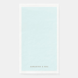 Serviette En Papier Papier personnalisé moderne pour invités couleur é