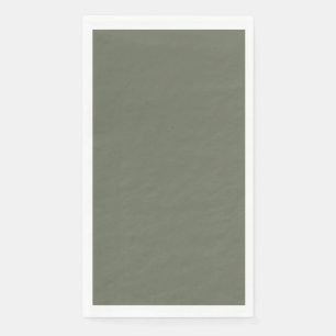 Serviette En Papier Papier personnalisé Moss Green - Personnalisable