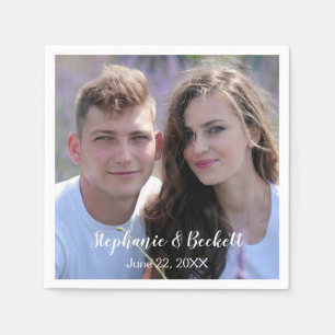 Serviette En Papier Papier photo Mariage